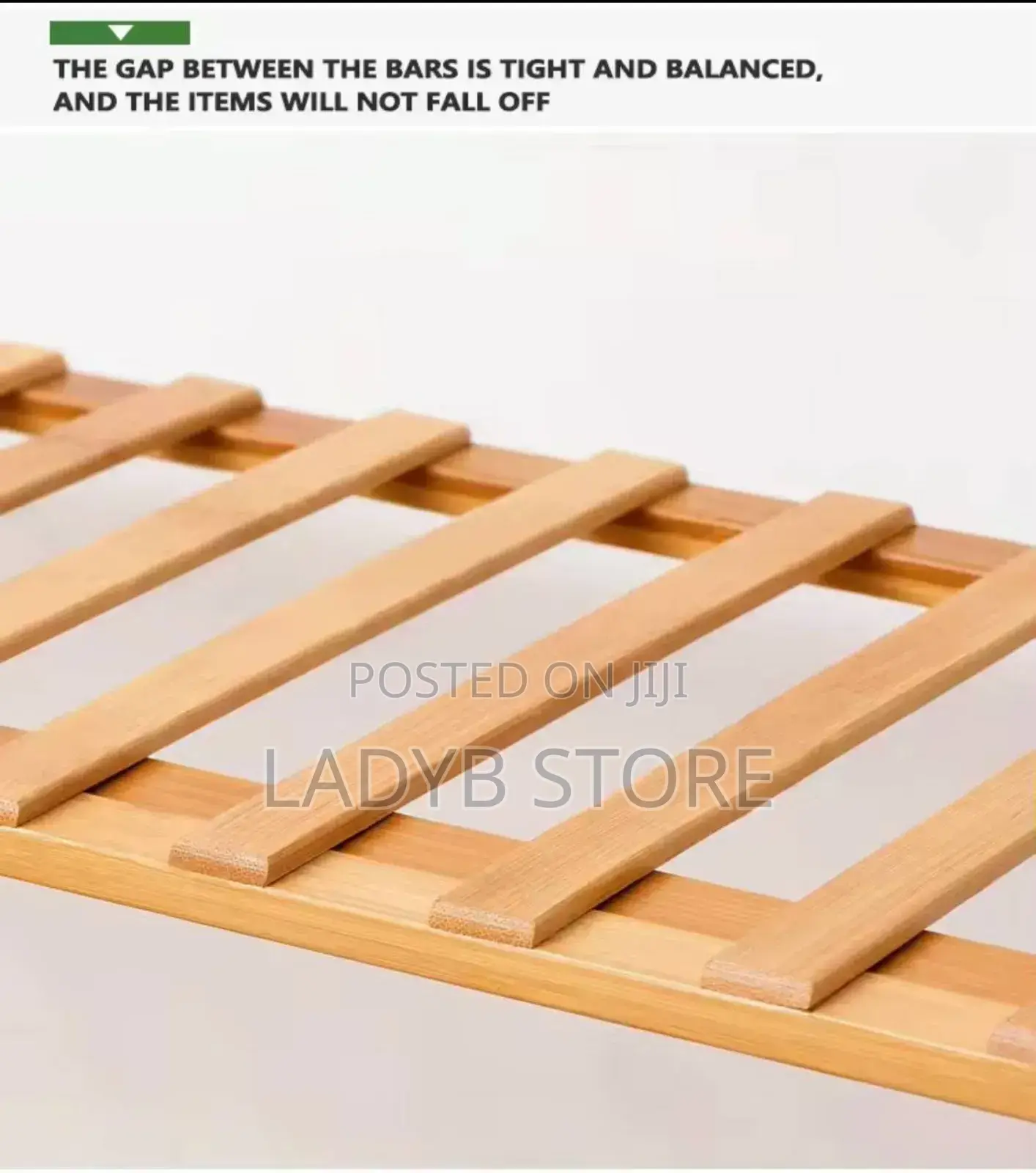 5layers Foldable Bamboo Shoe Rack