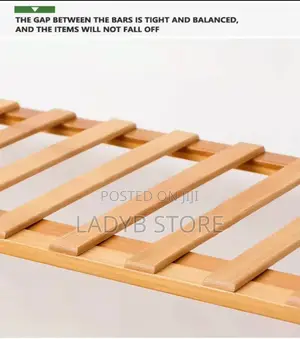 5layers Foldable Bamboo Shoe Rack