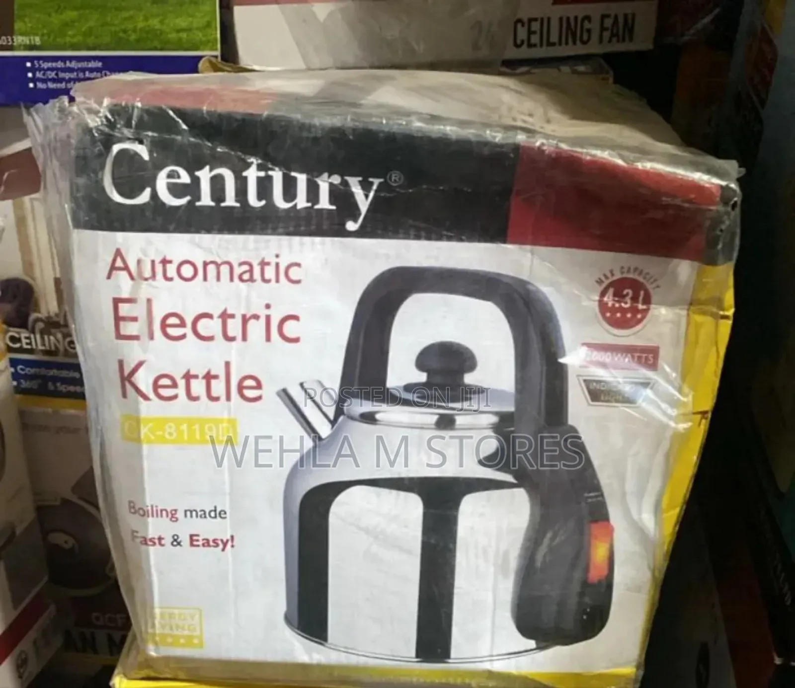 Century Automatic Electric Kettle - 4.3 Litres