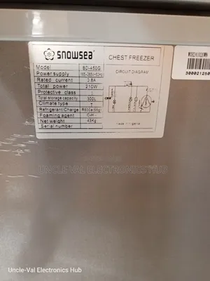 Snowsea Chest Freezer Bd-450g