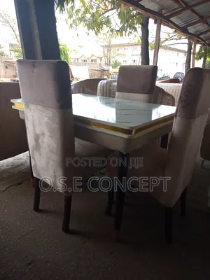 Brown Dinning Four Seater