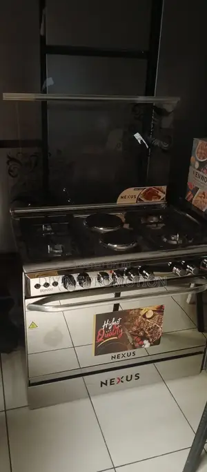 Nexus (4+2), 4 Gas Cooker, 2 Electric, 60*90cm, Stainless