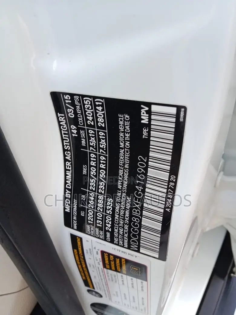 Mercedes-Benz GLK-Class 2015 White