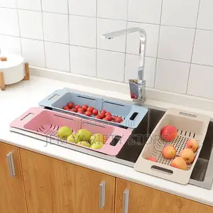 Big Size Collapsible Over the Sink Draining Bowl Basket