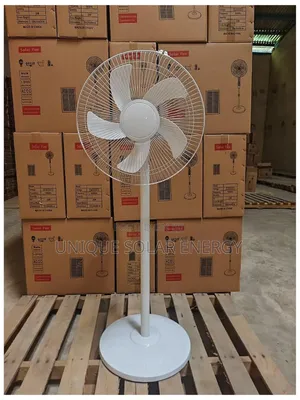 Ac/Dc Solar Standing Fan