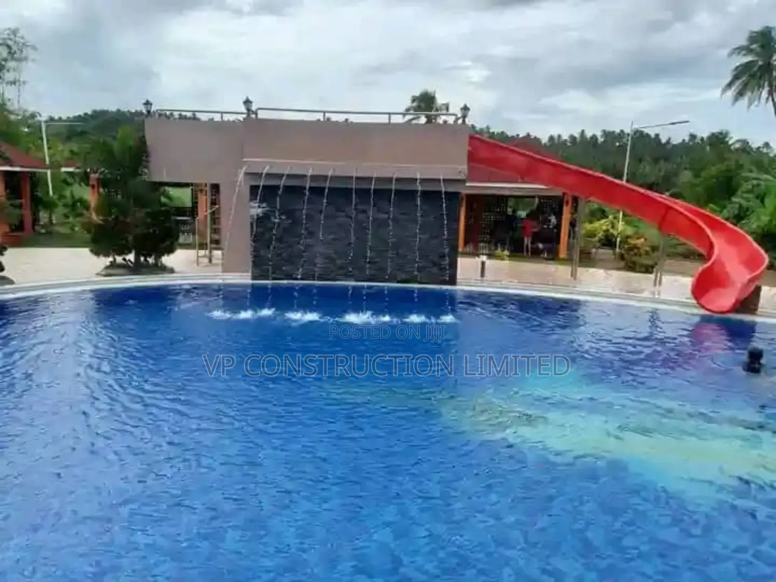 Dark Blue Swimming Pool