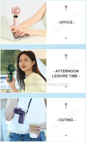Portable Mini Cooler Rechargeable Fan