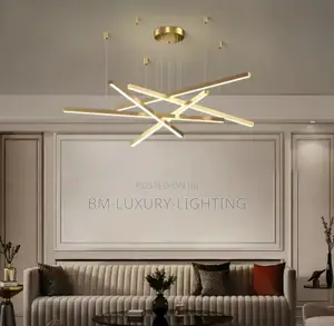 5 Golden Sticks Luxury Chandelier