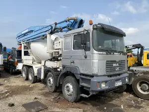 Photo - Concrete Mixer + Pump Man Diesel 12tyres (10 Cubics)