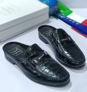 Italian Leather Half Shoe