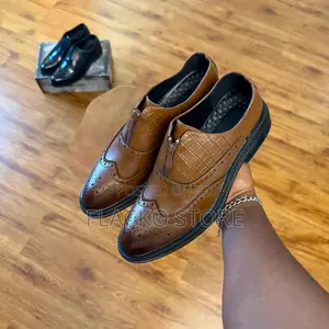 Original Two Toned Penny Leather Brogue Shoes