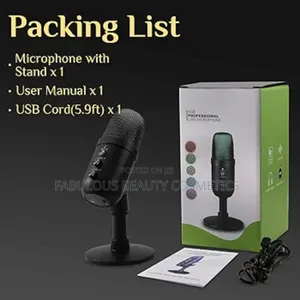 Koitmy Usb Microphone Condenser Mic With Dynamic RGB Light