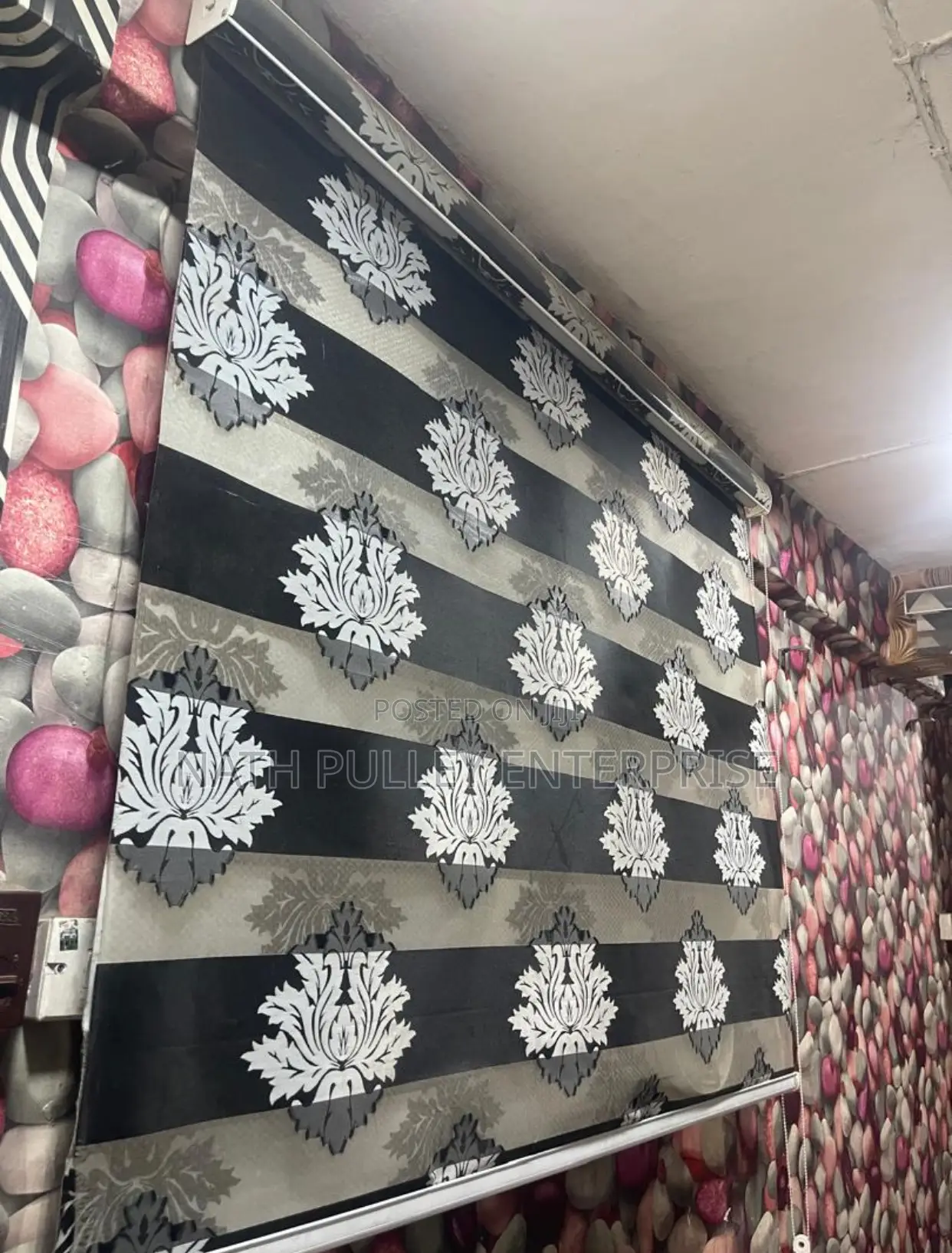 Flower Design Day and Night Blind