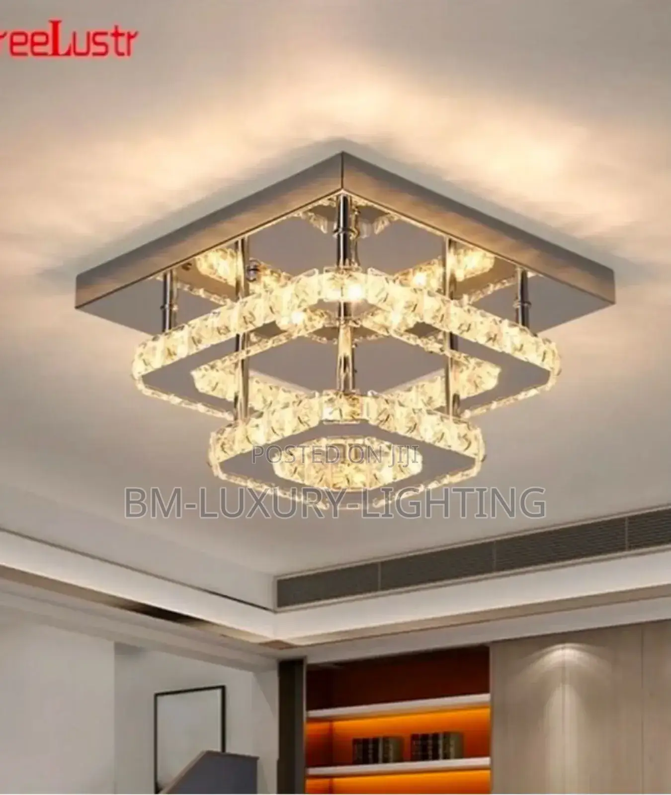 Luxury 2 Step Crystal Executive Chandelier