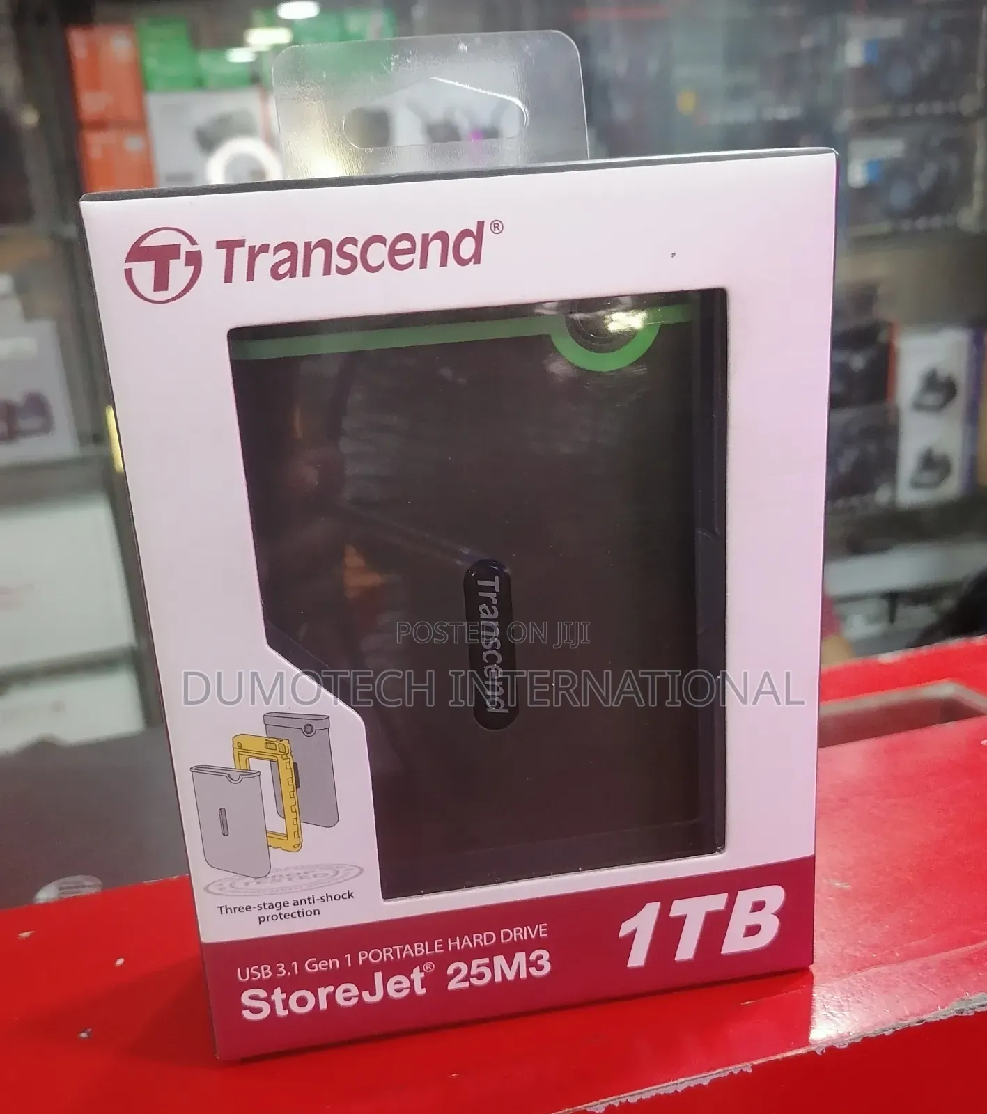 Transcend 1tb Portable External Usb Hard Disk Drive