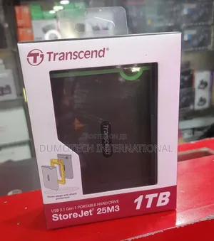 Photo - Transcend 1tb Portable External Usb Hard Disk Drive