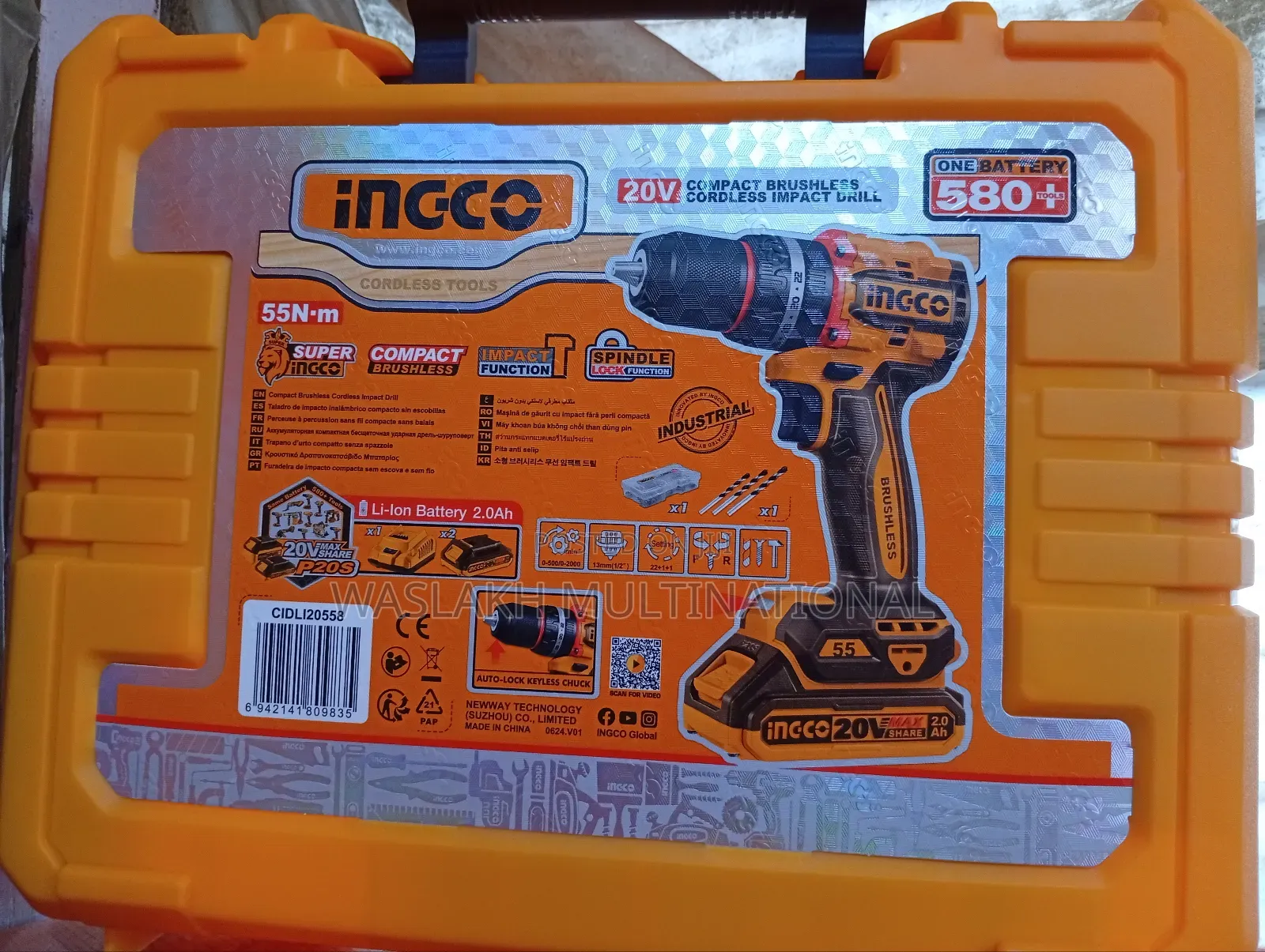 Compact Brushless Impact Drill 20v