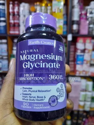 Earth's Creation Magnesium Glycinate 360mg X 90 Capsules