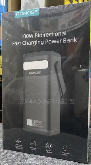 Romoss 60000mah Power Bank for Laptop 100wats