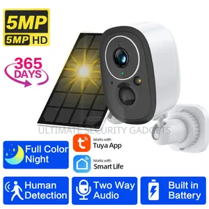 Wi-Fi Tuya Smart Solar Powered Camera(5mp)