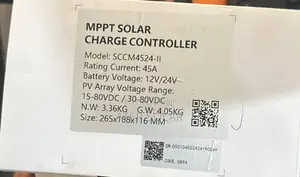 Felicity MPPT Charge Controller 45a