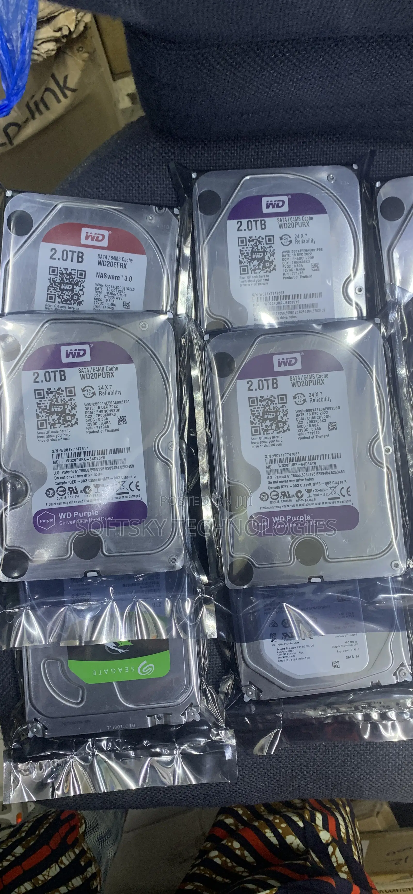 Wd 2tb Purple Sata Internal Surveillance HDD