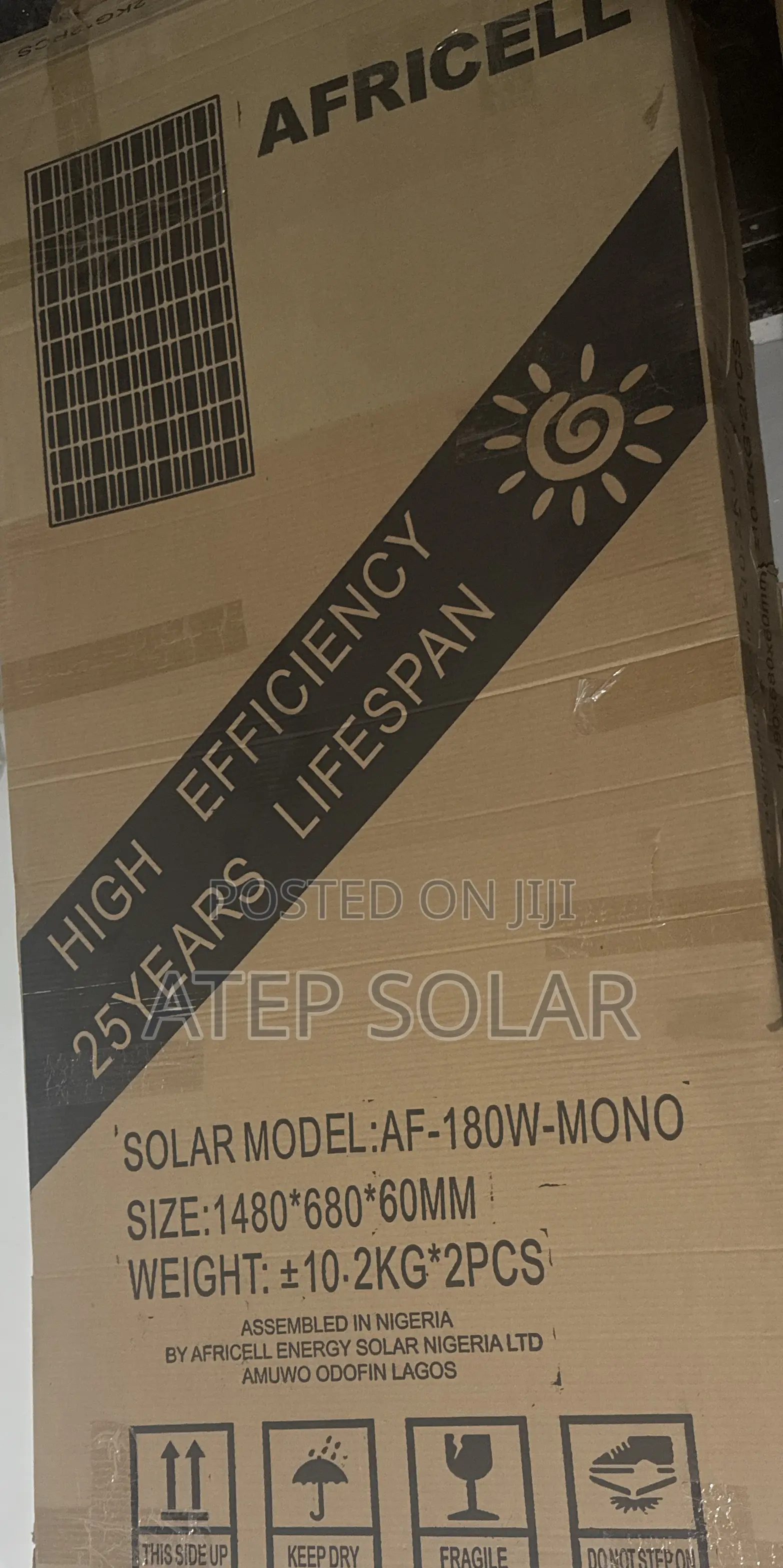 180w Africell Solar Panel