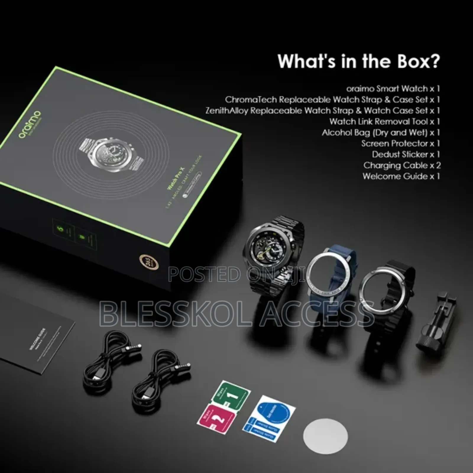 Oraimo Watch Pro X 1.43'' Amoled Ip68 Smart Watch
