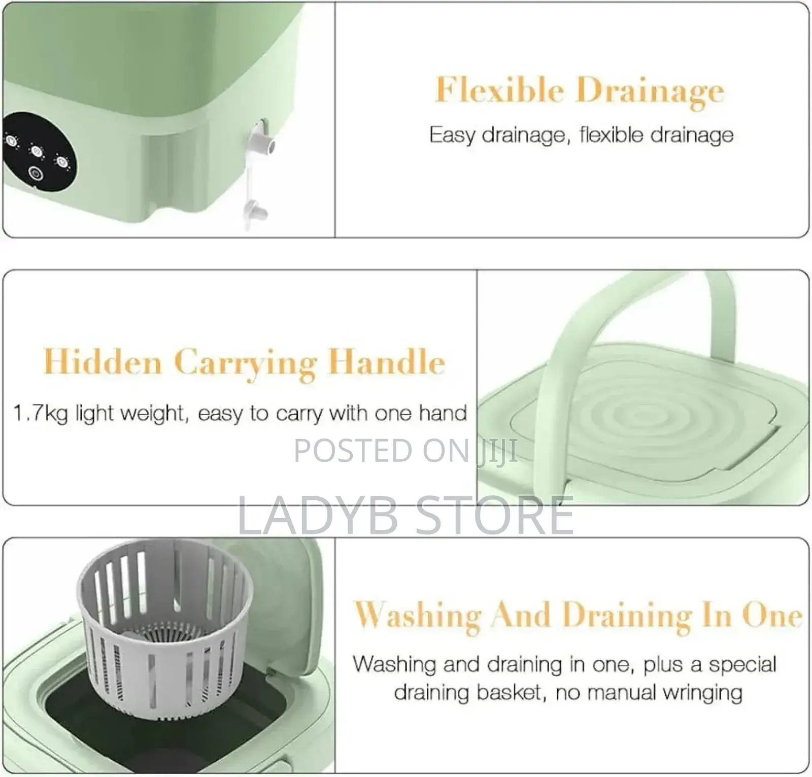 Foldable Mini Washing Machine