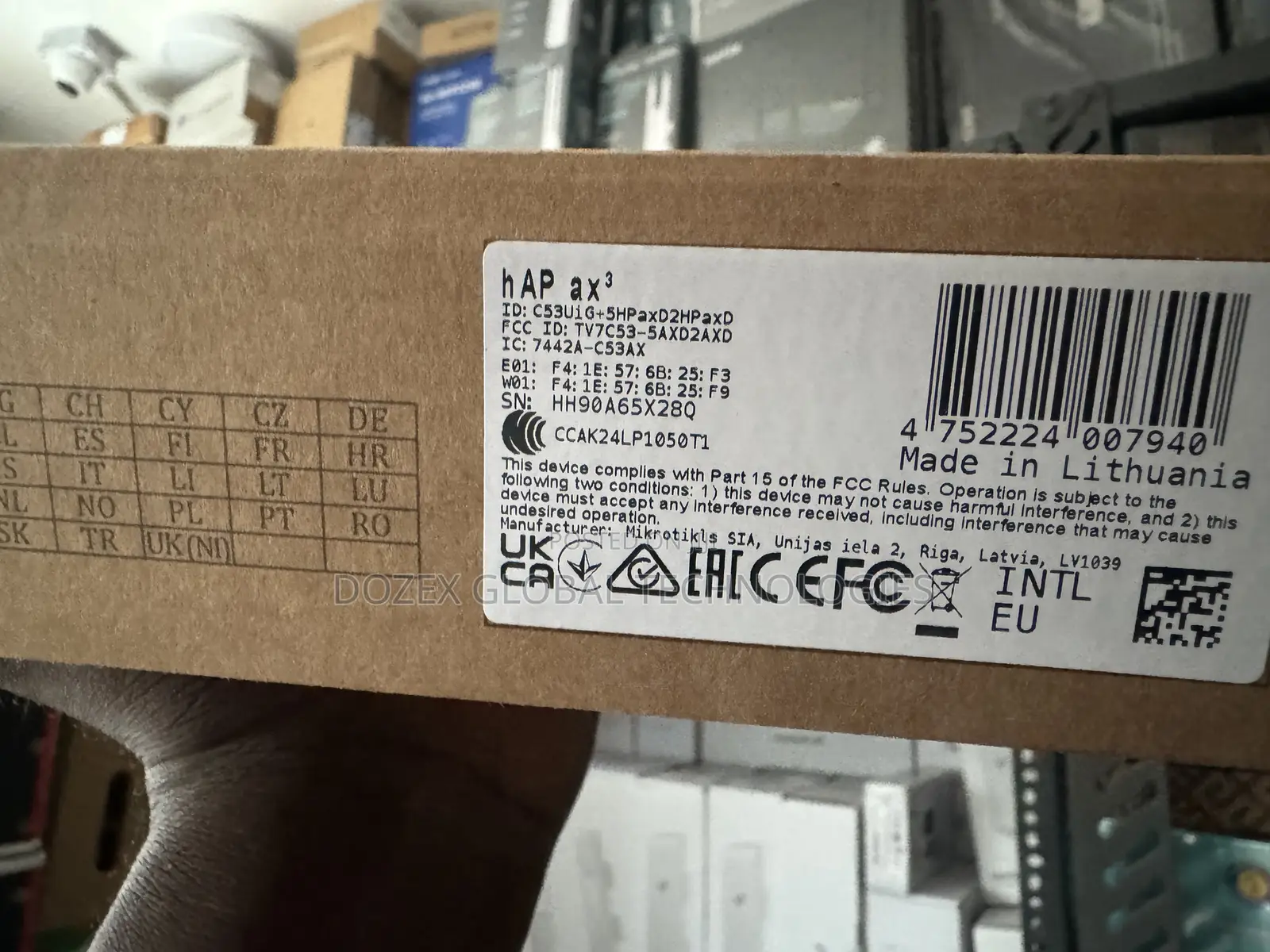 Mikrotik Hap Ax3 Routers