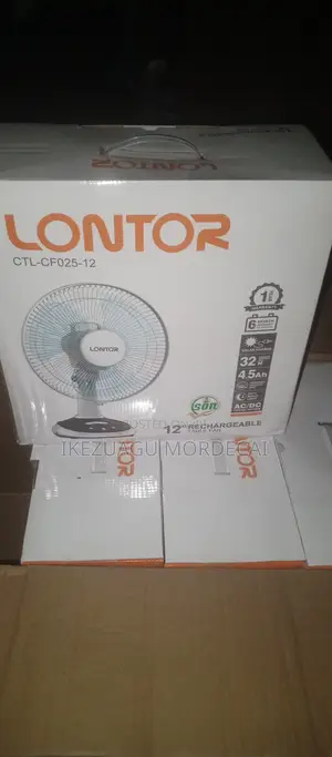 Rechargeable Table Fan