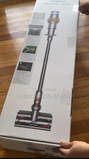 Dyson V15 Detect Cordless Vacuum Cleaner, Yellow/Nickel