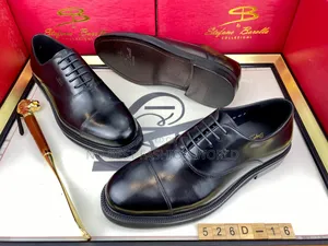 Quality Luxury Black Leather Shoe