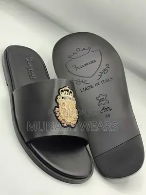 Italian Leather Slipers for Men 40-46,Nationwide Delivery