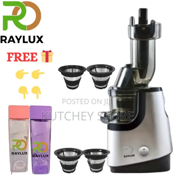 Raylux Cold-Press Slow-Masticating Juicer With Ac Motor