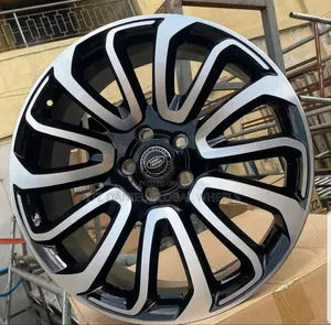 22 Inch Rim Range Rover Black and Stainless