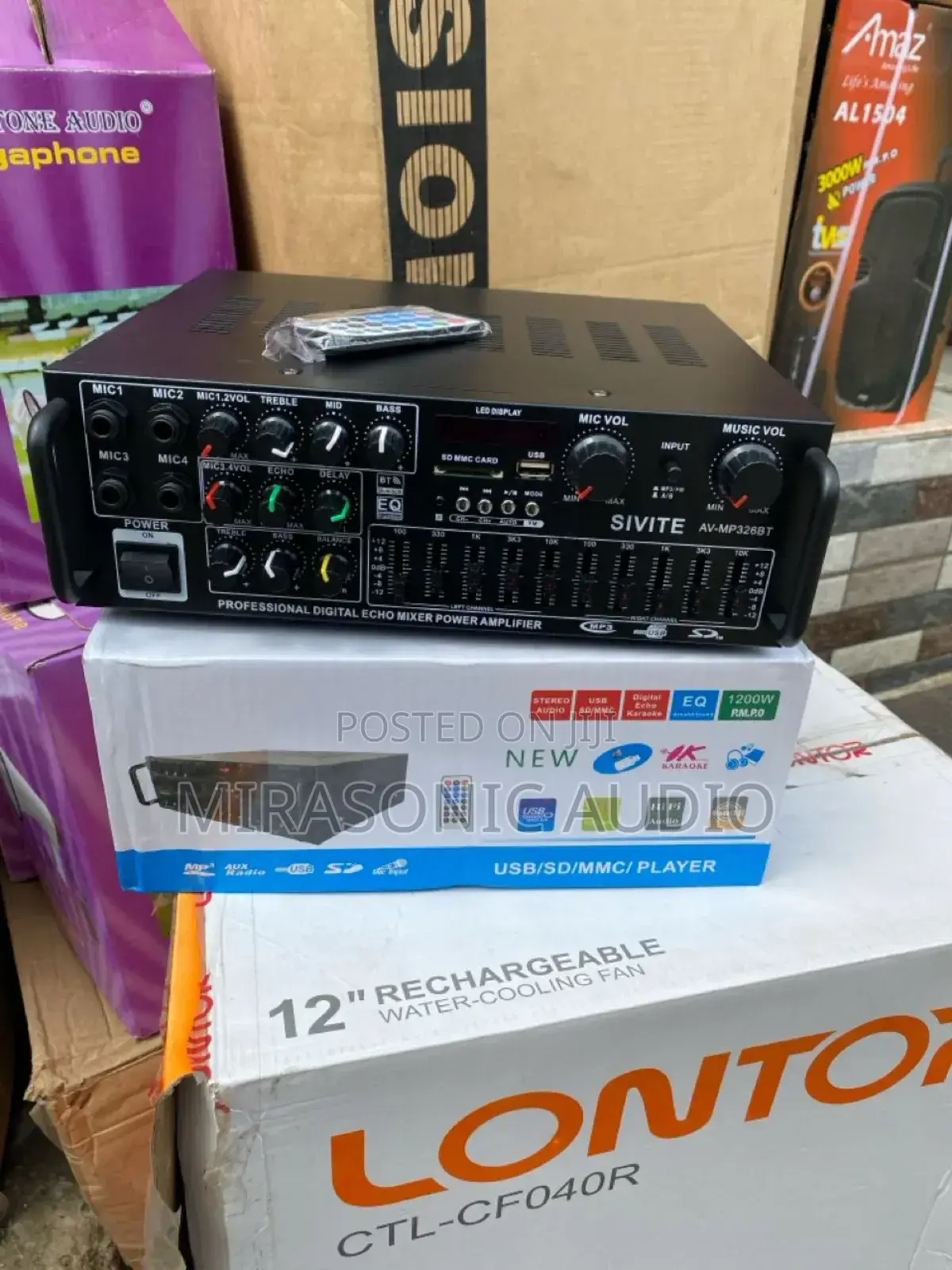 Av-mp26bt Mixer Amplifier