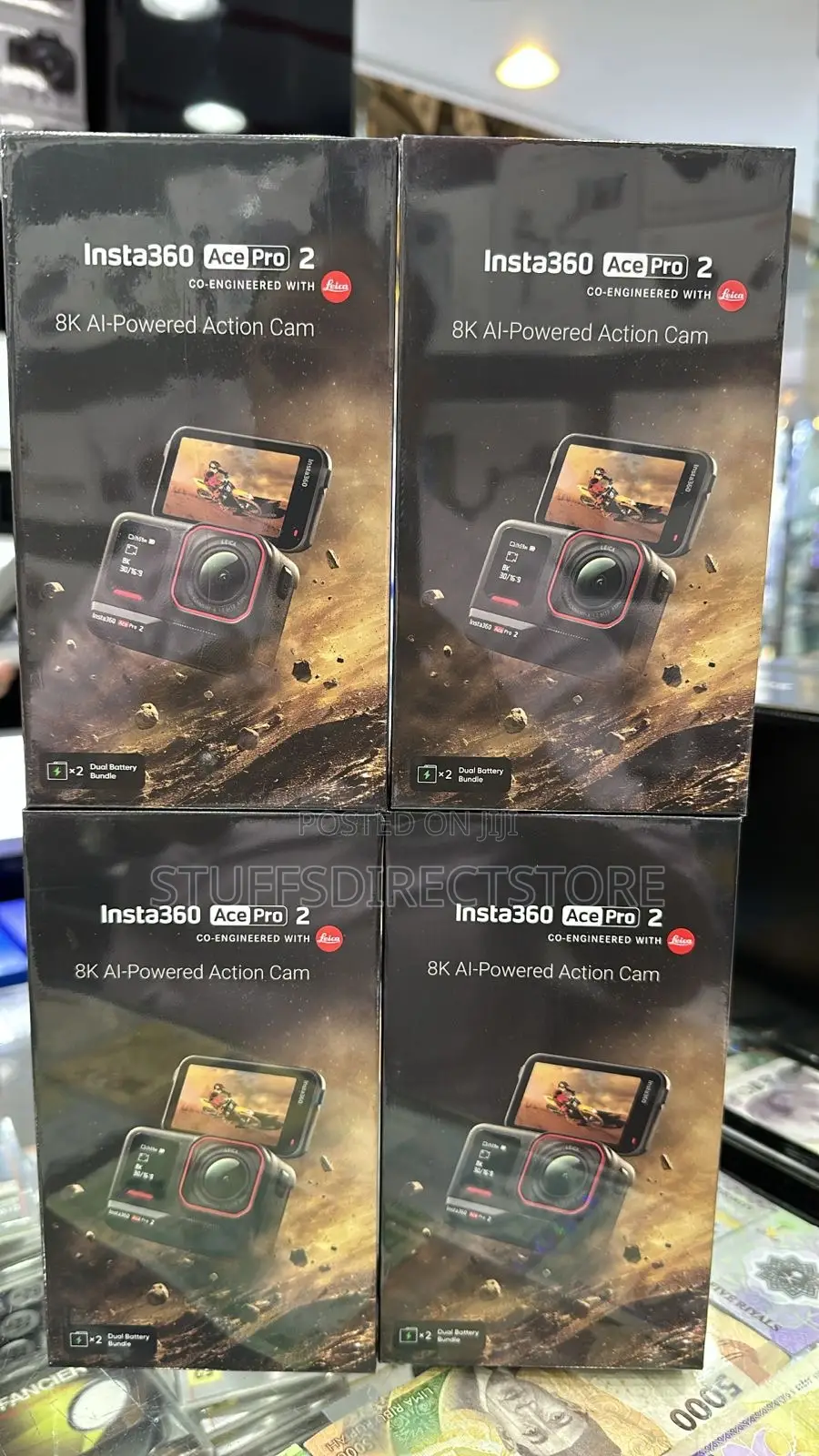 Insta360 Ace Pro 2 Action Camera Battery Bundle