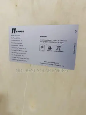 15.4kwh 51.2v Hyper Lithium Ion Batteries