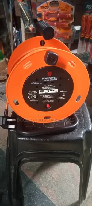 50meter Powertec Extension Cable Reel 13amps