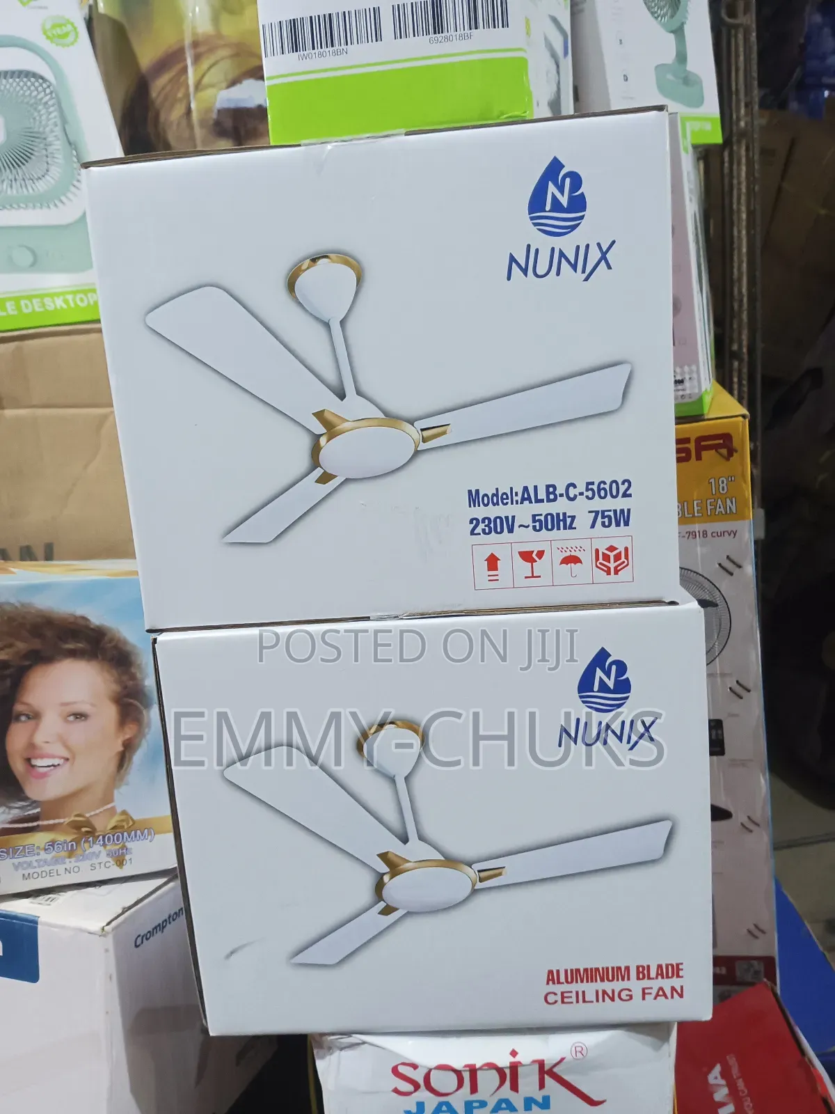 Nunix Copper Coil Celling Fan