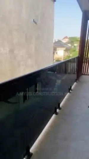 Black Glass Handrail