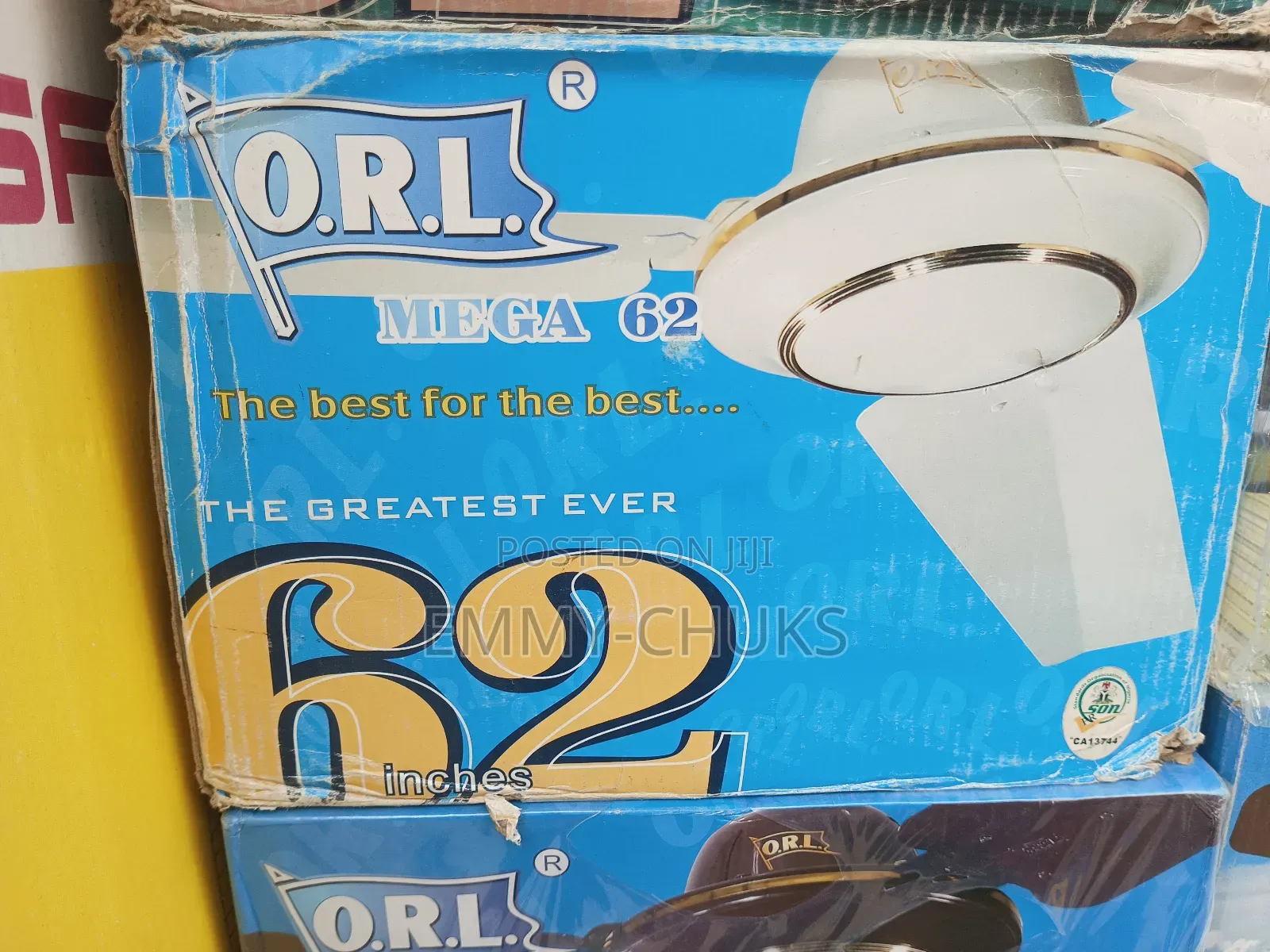 Original Orl Celling Fan White Colour