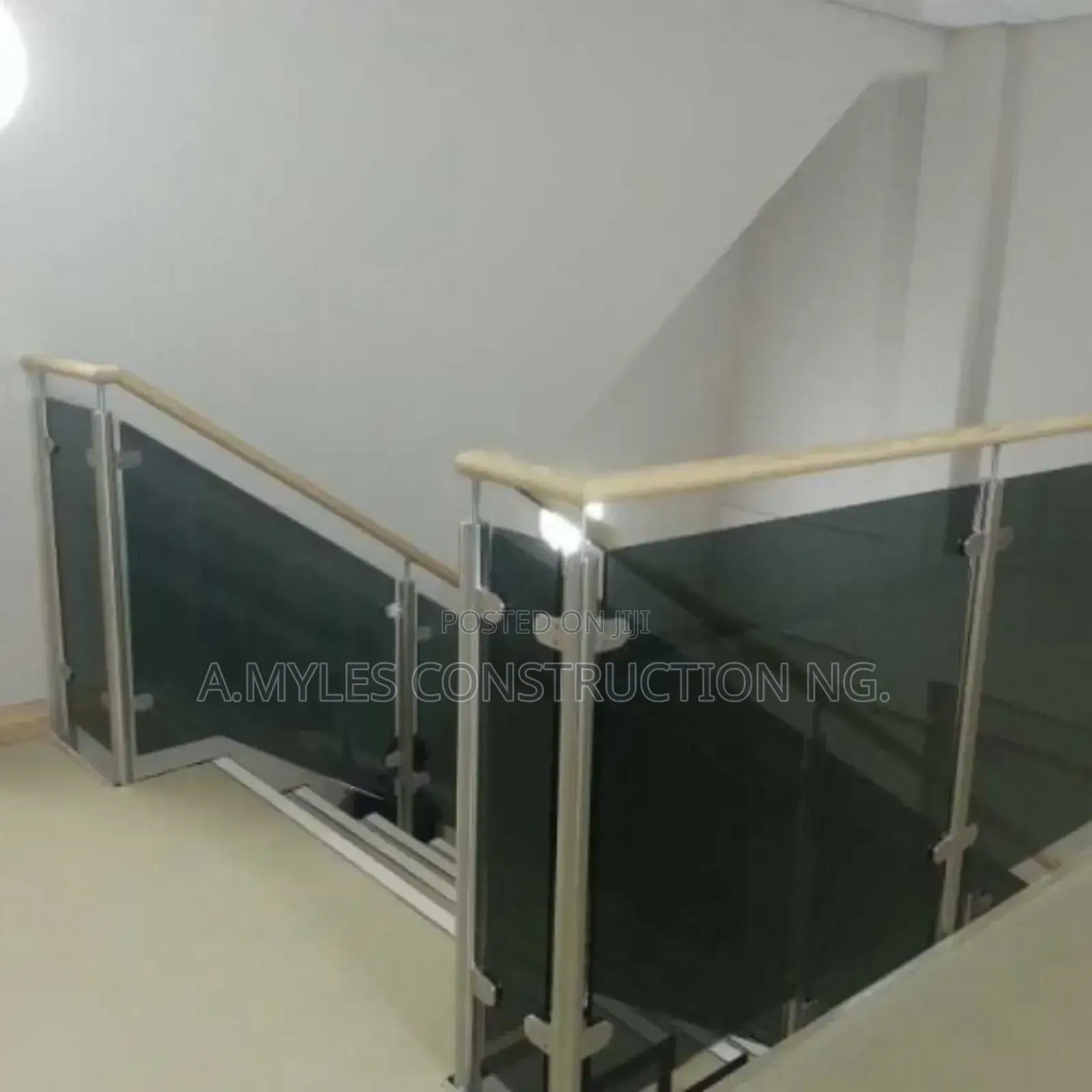Glass and Stainless Handrail