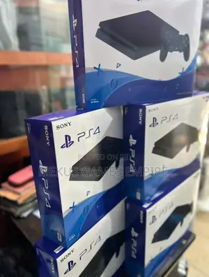 Ps4 Slim Console + 10 Hit Games Installed Both Fc25 More