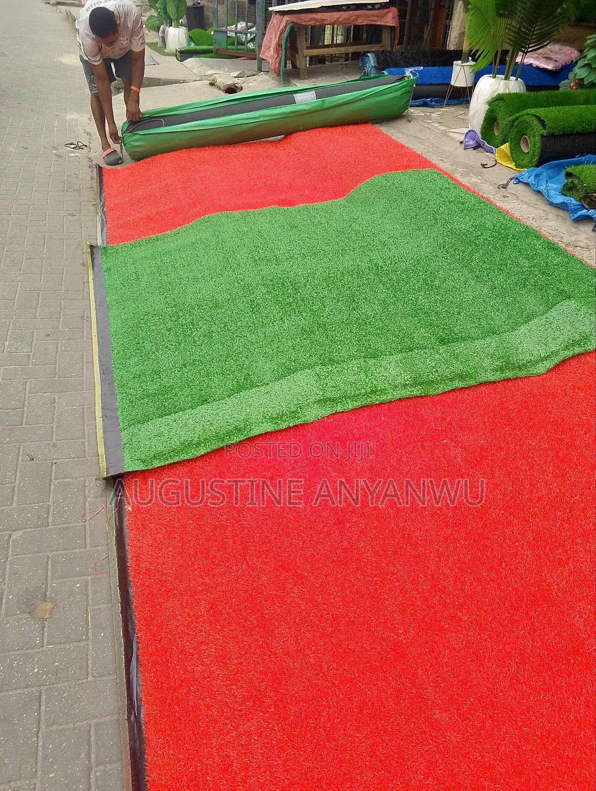 High Quality Artificial Design Grass Rug 30mm
