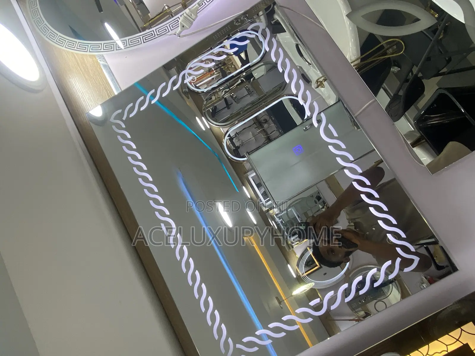Front Light Rectangular Led Mirror