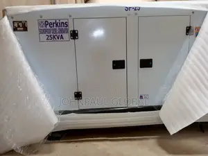25kva Perkins Diesel Soundproof Generator. 100% Copper Coil