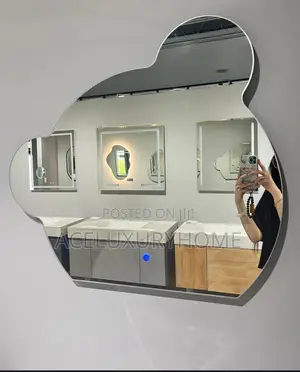 Mirror Teddy Bear Shaped Backlight Led