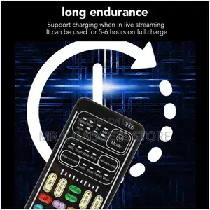 Portable Voice Changer, Handheld I9 Live Sound Card,